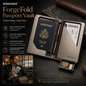 Stowvexa™ ForgeFold Passport Wallet