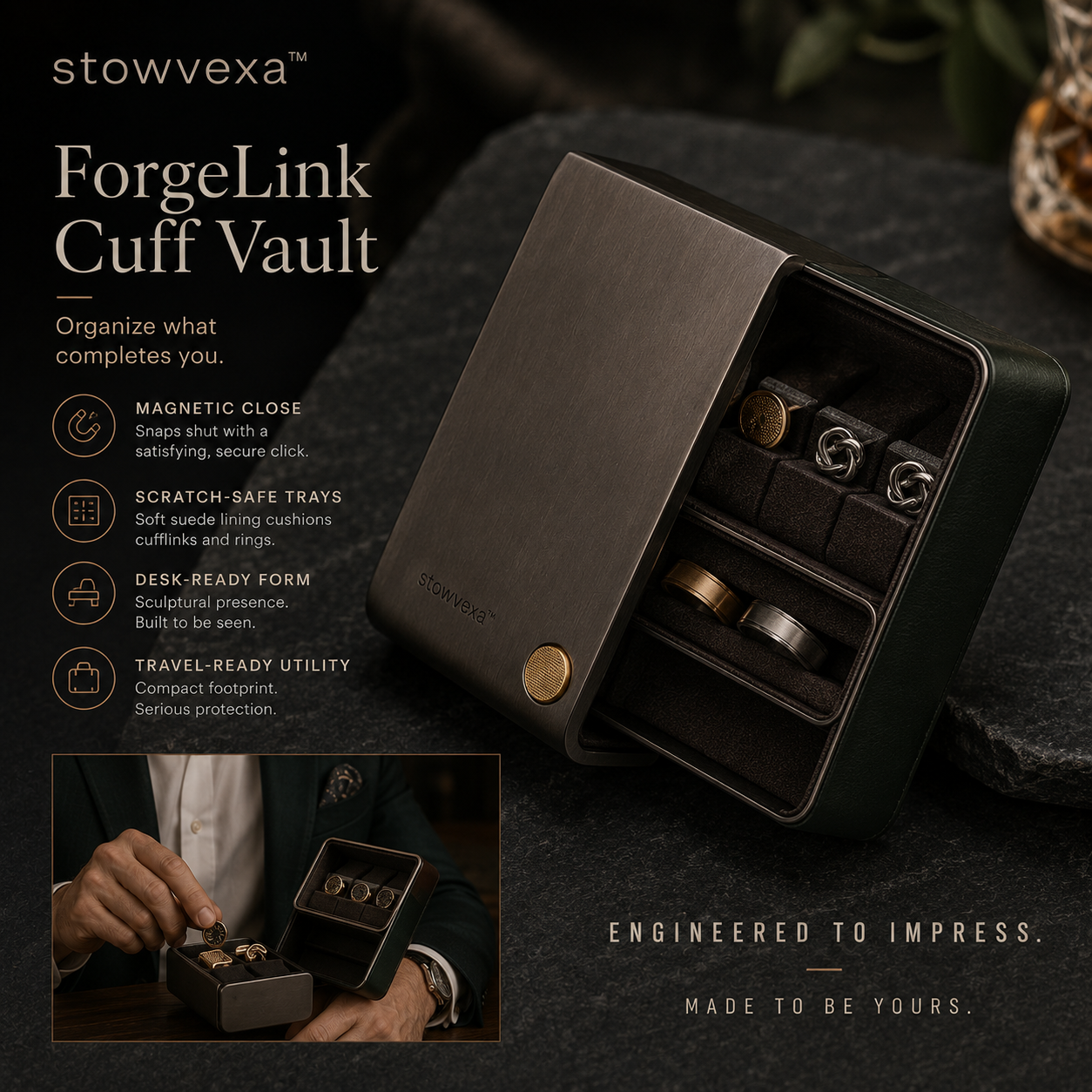Stowvexa™ ForgeLink EDC Vault