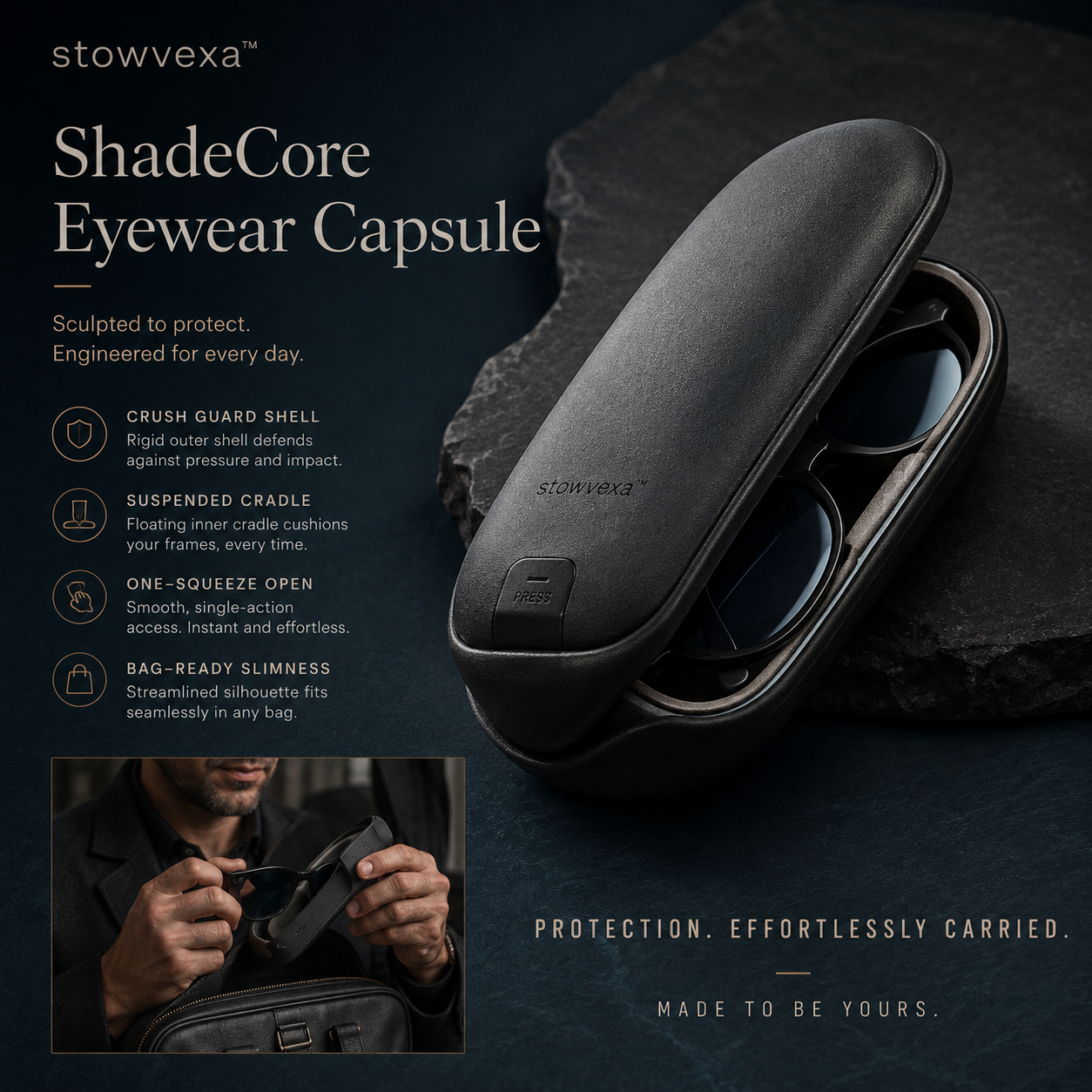 Stowvexa™ ShadeCore Eyewear Capsule